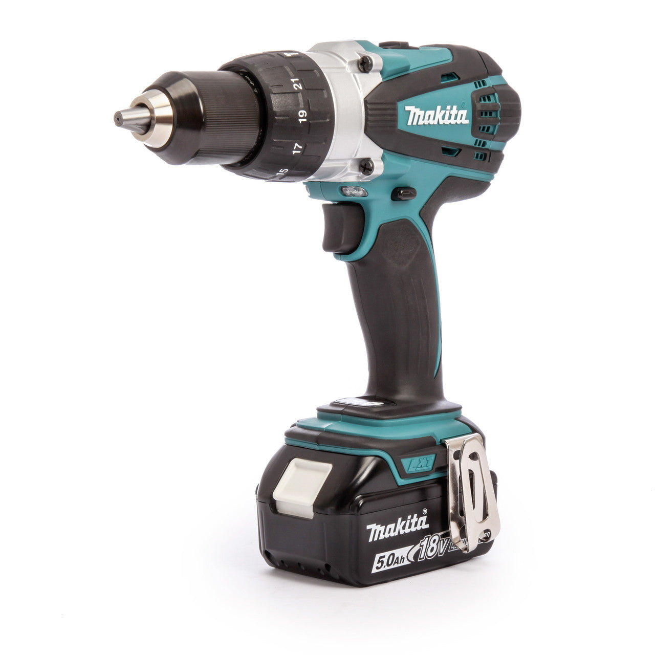 Makita 18V Combi Drill & Impact Driver Twin Pack 2 x 5.0Ah Batteries DLX2145TJ