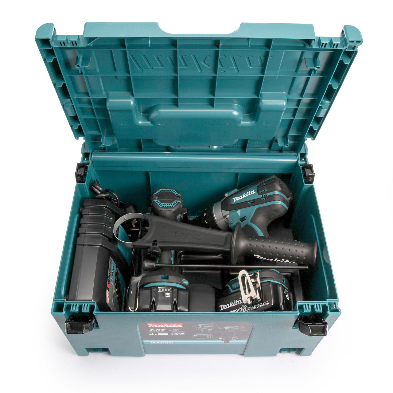 Makita 18V Combi Drill & Impact Driver Twin Pack 2 x 5.0Ah Batteries DLX2145TJ
