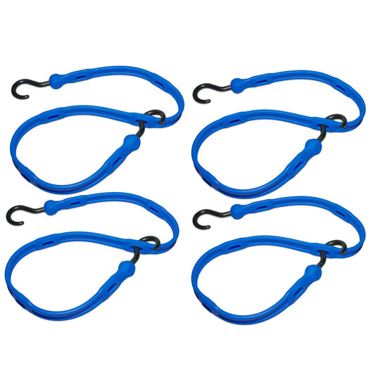 Perfect Bungee Adjust-A-Strap Bungee Cords in Blue 91cm/36in 4Pk AS36BL4PK-BXST
