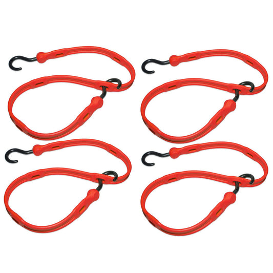 The Perfect Bungee Adjust-A-Strap Bungee Cords in Red 91cm/36in Pk AS36R4PK-BXST