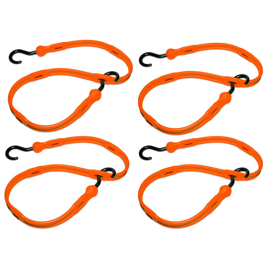The Perfect Bungee Adjust A Strap Cords in Orange 91cm36" 4 Pack AS36NG4PK-BXST