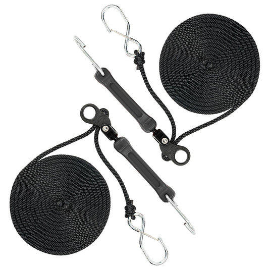 The Perfect Bungee Tie Down Straps in Black 3.65m 12ft Pack of 2 PTDBK2PK