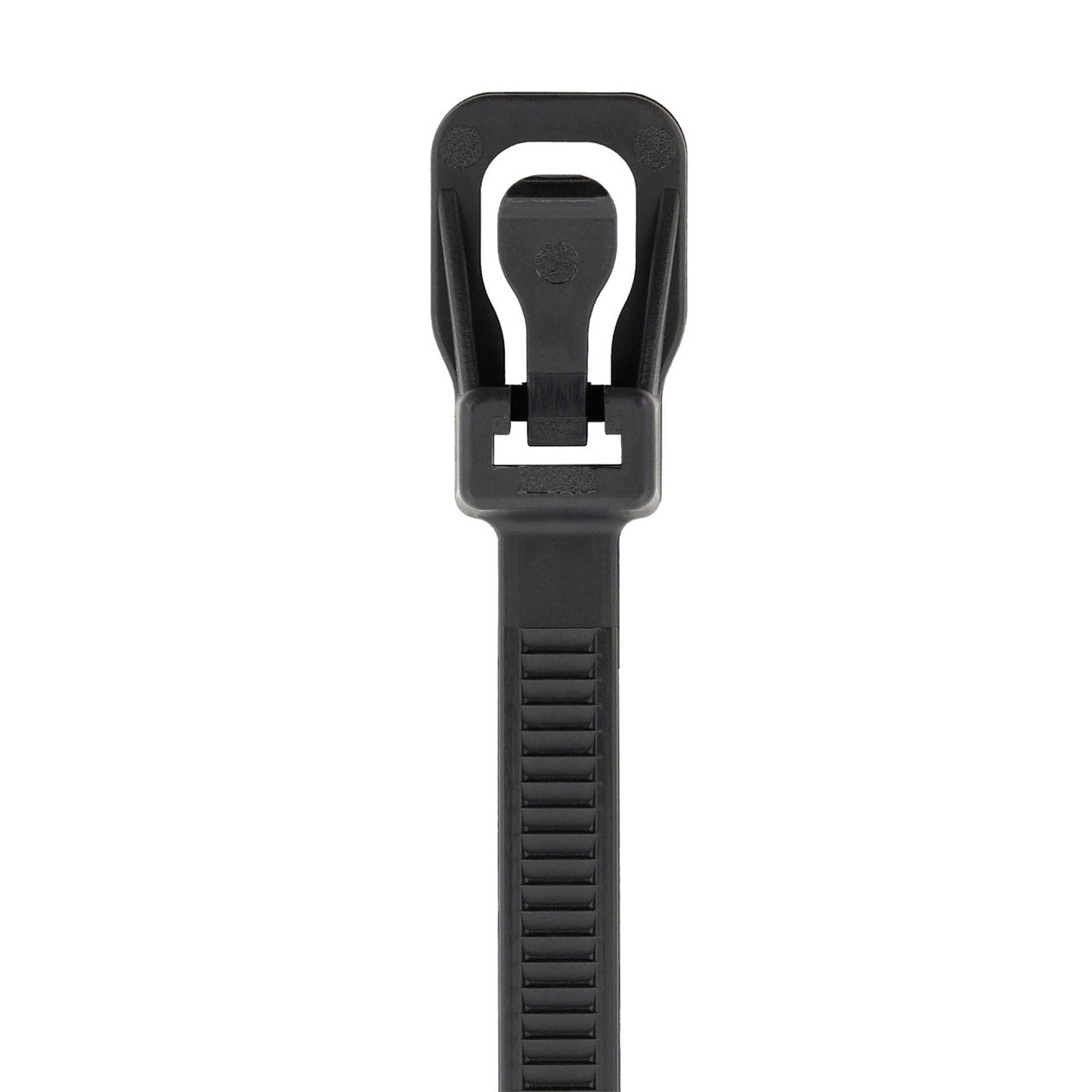 RETYZ EveryTie Reusable Cable Ties in Black 152mm 6in Pack of 100 EVT-SO6BK-TA