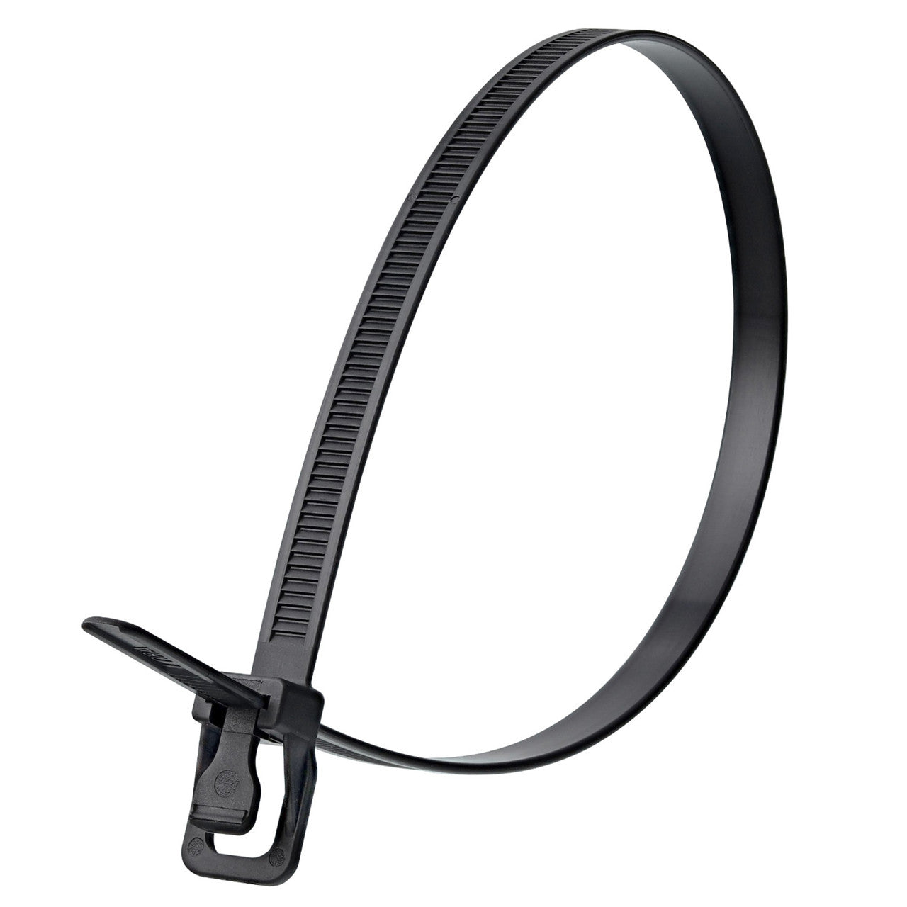 RETYZ WorkTie Reusable Cable Ties in Black 457mm 18in Pack of 100 WKT-S18BK-TA