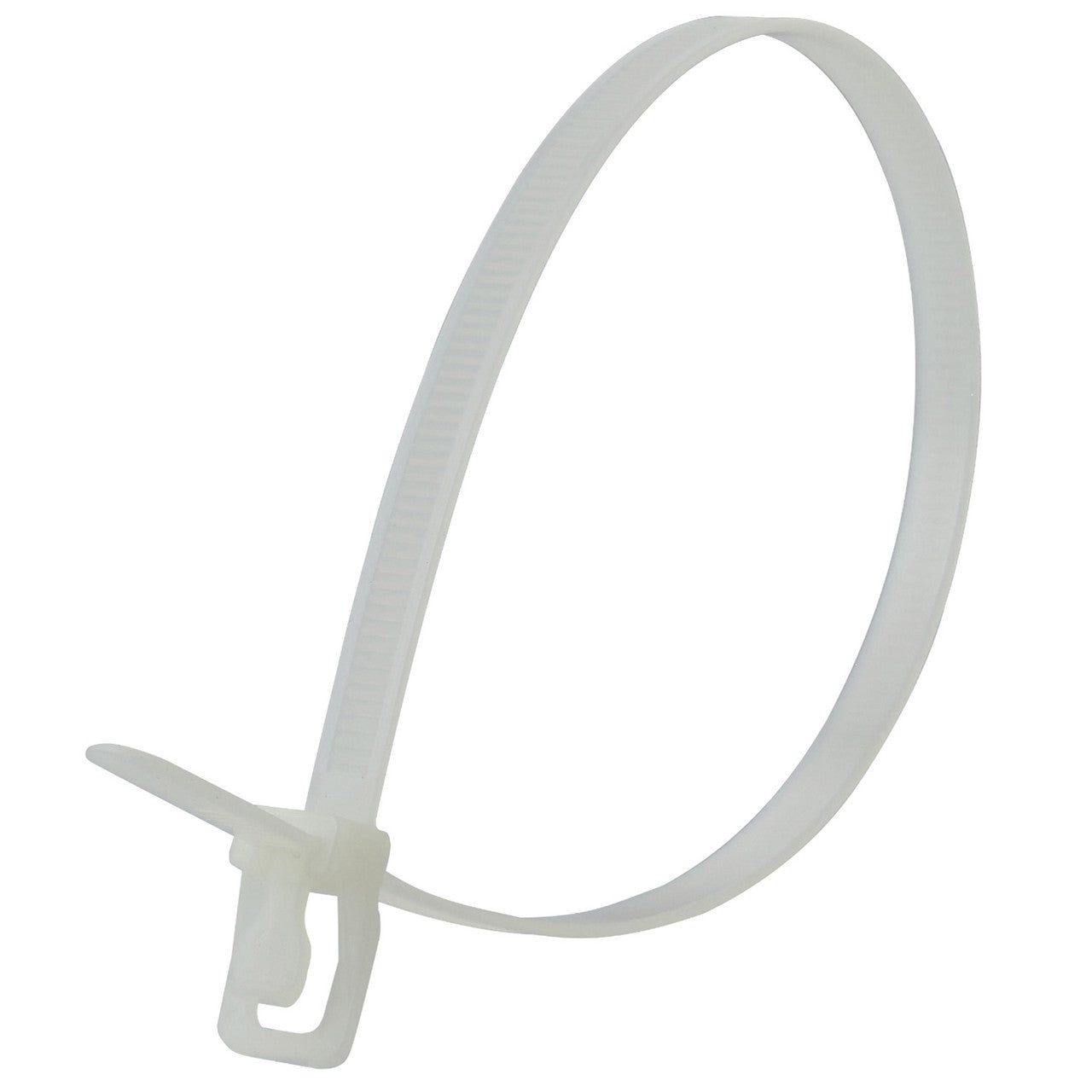 RETYZ WorkTie Reusable Cable Ties in Natural 457mm 18in Pack of 100 WKT-S18NL-TA
