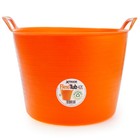 XTrade FlexiTub Orange 42L Plastic With Handles X0900109