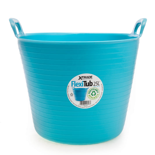 XTrade FlexiTub Blue 25L Plastic With Handles X0900104