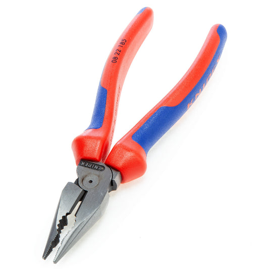Knipex Needle Nose Combination Pliers 185mm Multi Component Grips 0822185