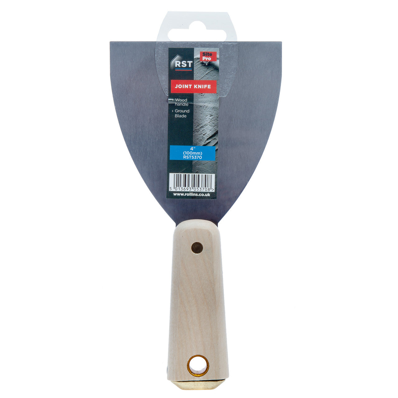 RST RST5370 SitePro Joint Knife with Wooden Handle 100mm Blade