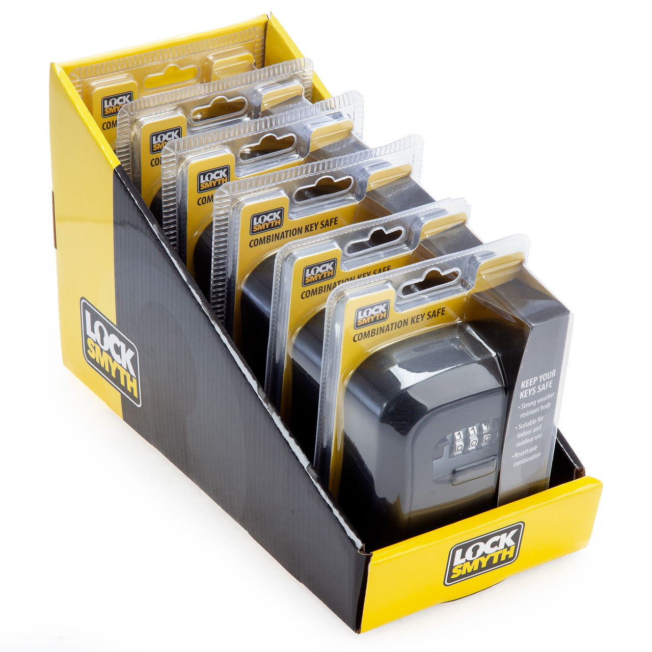 Locksmyth L2200003 Combination Key Safe (Black)