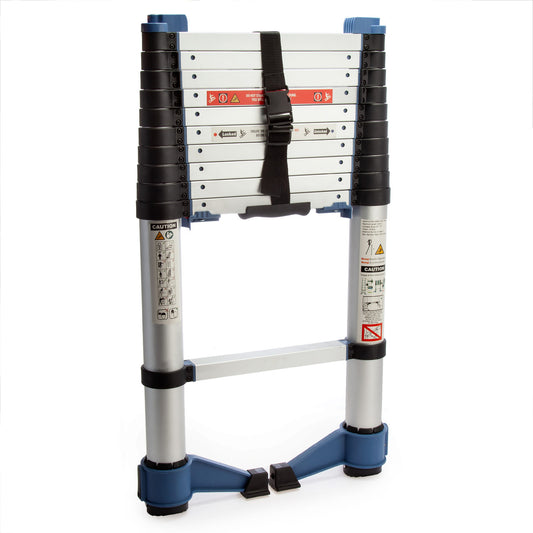 BuildCraft TaskLadder Soft Close Telescopic Ladder with Folding Feet 3.2m SR10102