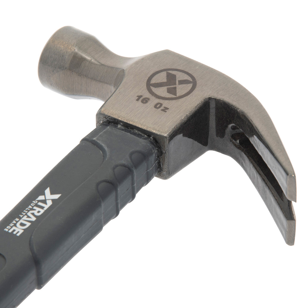 XTrade Claw Hammer with Fibreglass Handle 16oz rubber grip X0900086