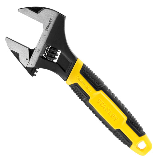 Stanley MaxSteel Adjustable Wrench 150mm Jaw 24mm Comfortable Grip 0-90-947