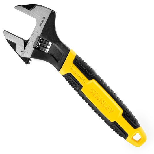 Stanley MaxSteel Adjustable Wrench 200mm 8" Narrow Head Design STA-0-90-948