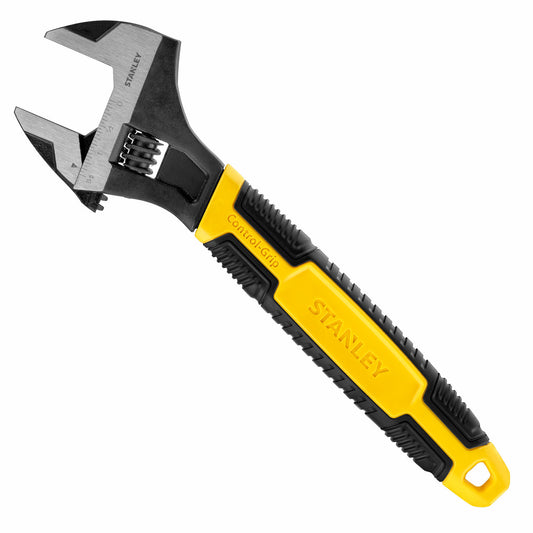 Stanley MaxSteel Adjustable Wrench 12in 300mm Jaw Capacity 40mm STA-0-90-950