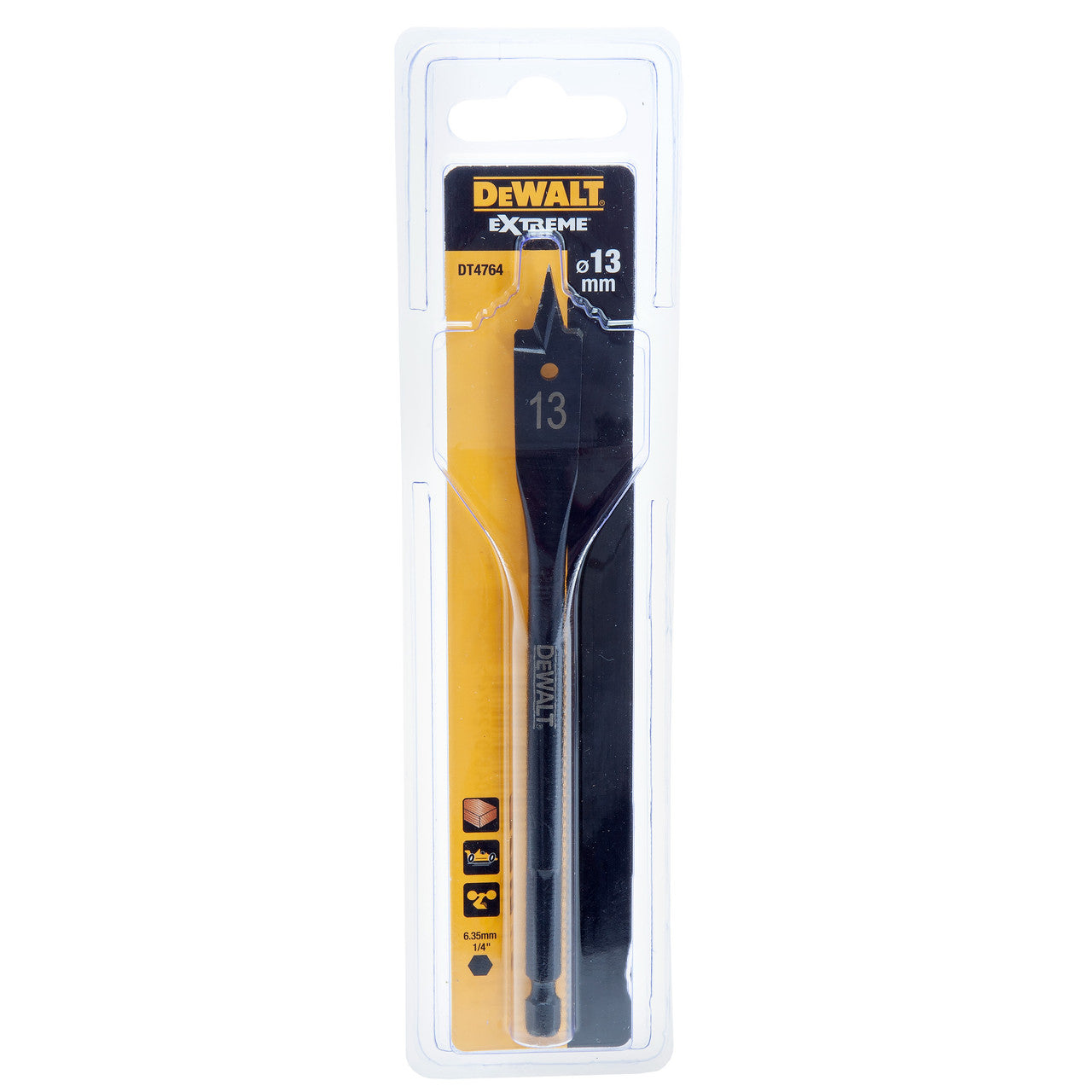 Dewalt Extreme Impact Flat Wood Drill Bit 13 x 152mm DT4764