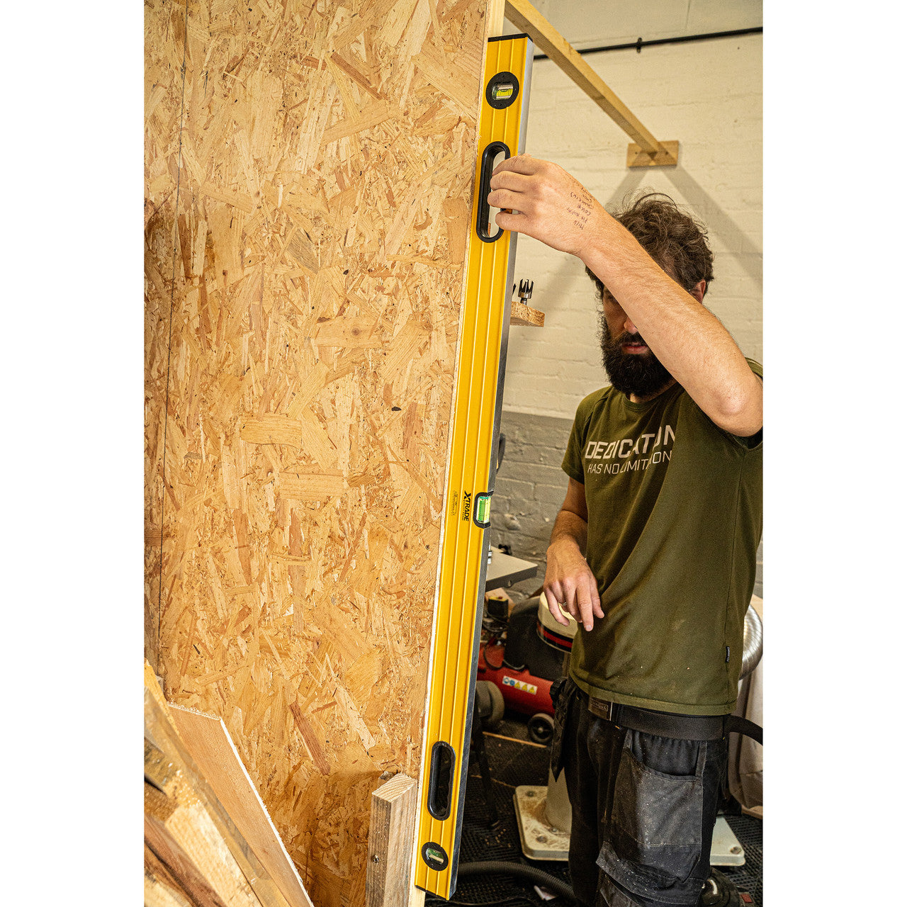 XTrade Spirit Level Set 4 Piece 25, 60, 120, 180cm Aluminium Frame X0900010