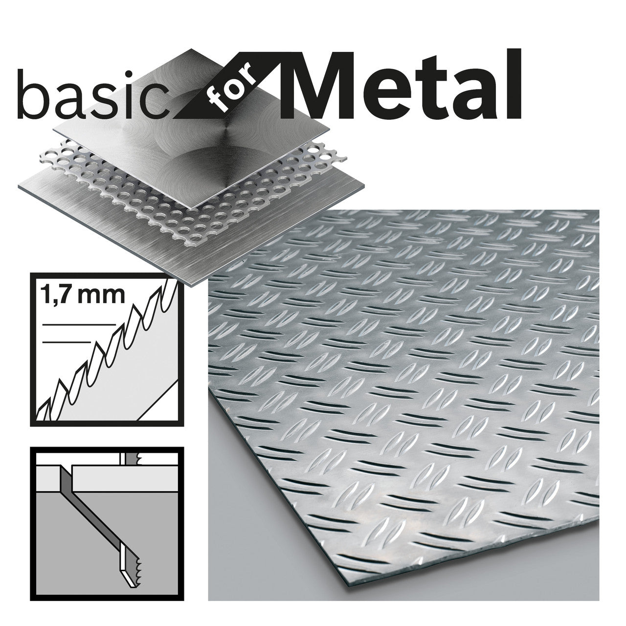 Bosch Basic Cutting Metal Jigsaw Blades 5 Pack T118G