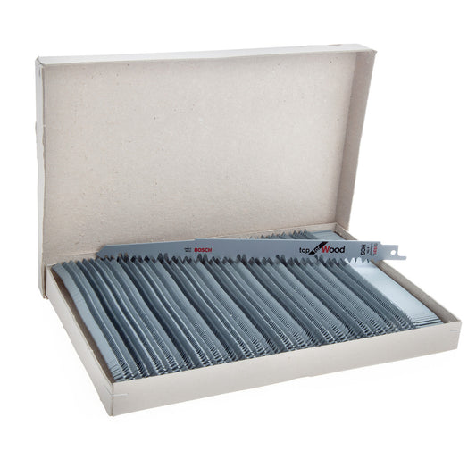Bosch L Top Reciprocating Saw Blades for Wood 240mm Pack Of 100 S1531