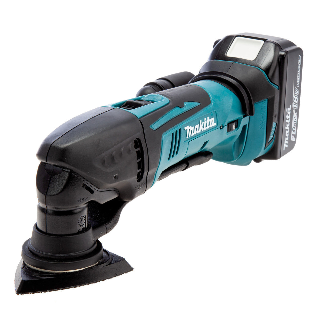 Makita 18V LXT Multi Tool 1 x 3.0Ah Battery with 22 Accessories DTM50RF1J1