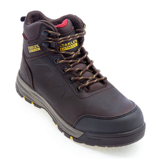 Stanley FatMax Bergen Safety Boots Brown Steel Toe And Midsole Size 11