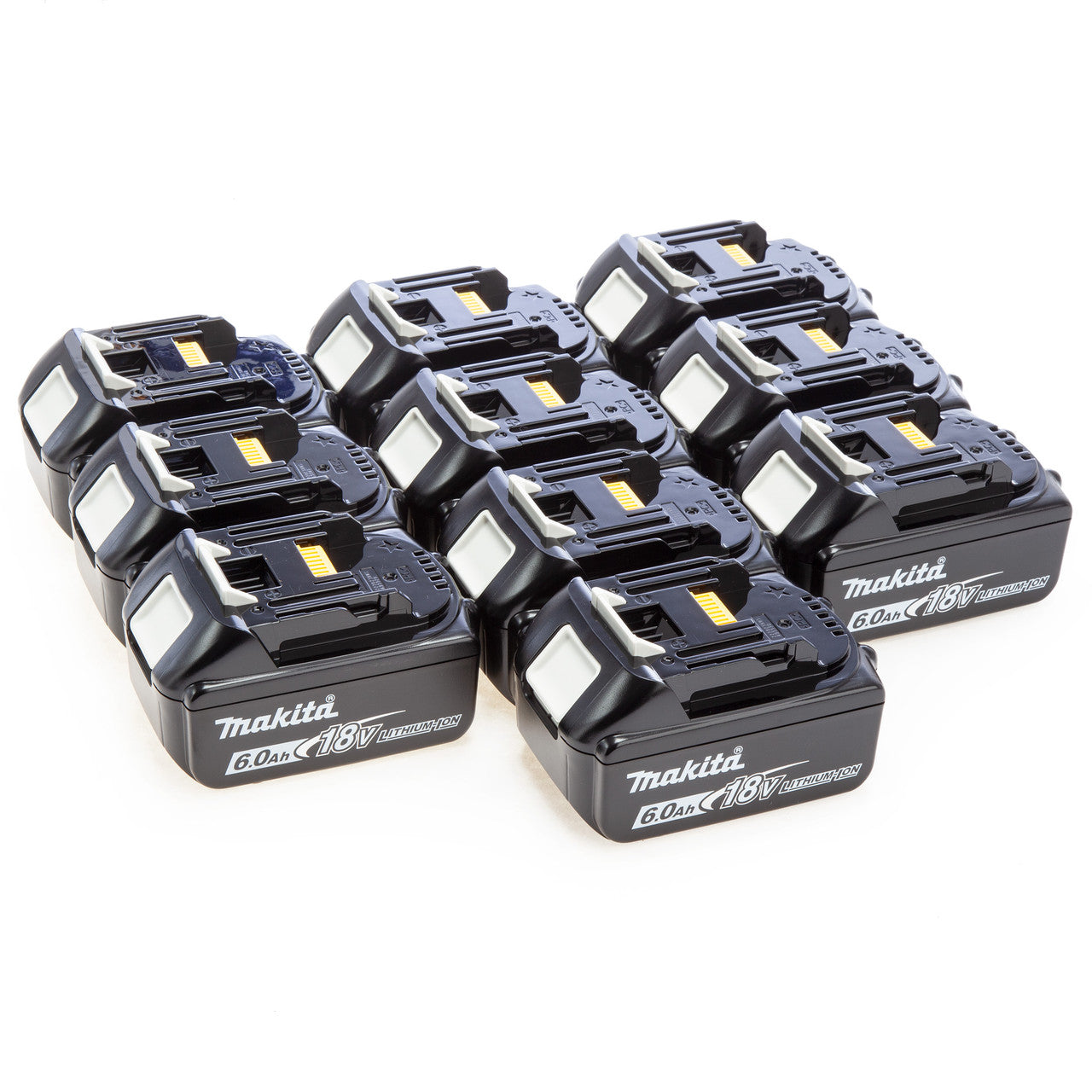 Makita BL1860B-10 18V LXT 6.0Ah Li-ion Batteries (Pack of 10)