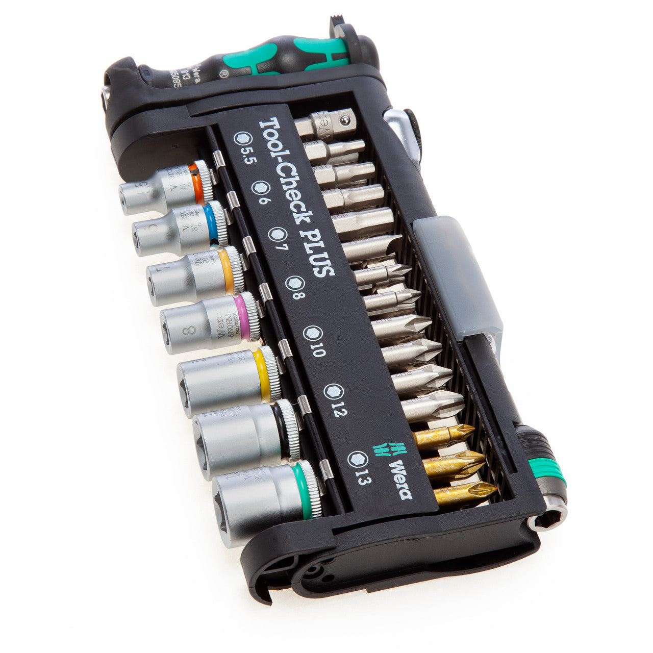 Wera 056490 Tool-Check PLUS Socket & Bit Set 1/4in Drive (39 Piece)