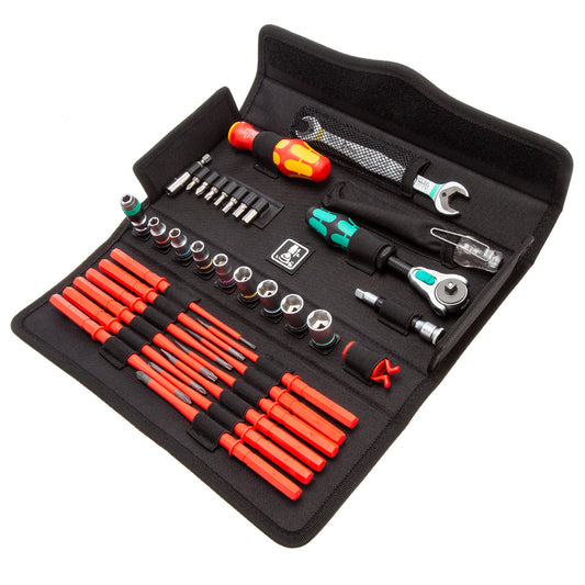 Wera Kraftform Kompact Kit 35 Piece Sockets Screwdriver Ratchet & Bits 135926