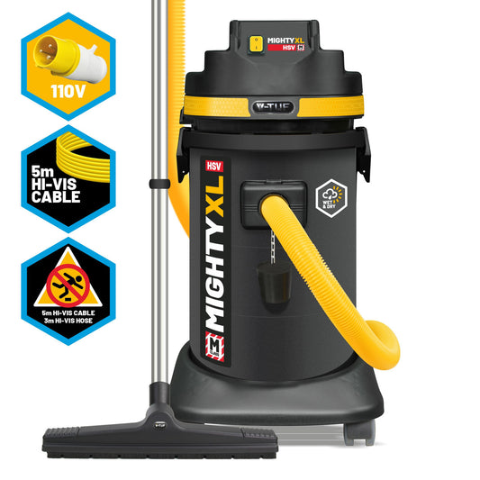 V-TUF MIGHTY XL HSV M-Class Dust Extractor Wet & Dry Vacuum 37L 110V MIGHTYXLHSV