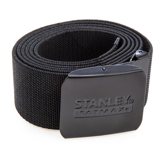 Stanley FatMax Elasticated Work Belt Black Metal Buckle Max 46 inches 117cm
