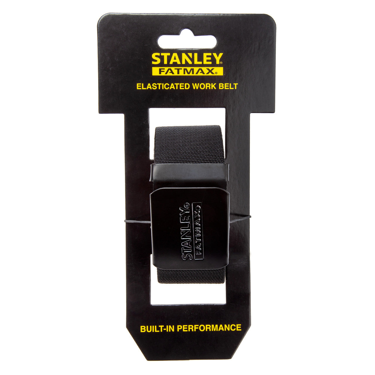 Stanley FatMax Elasticated Work Belt Black Metal Buckle Max 46 inches 117cm