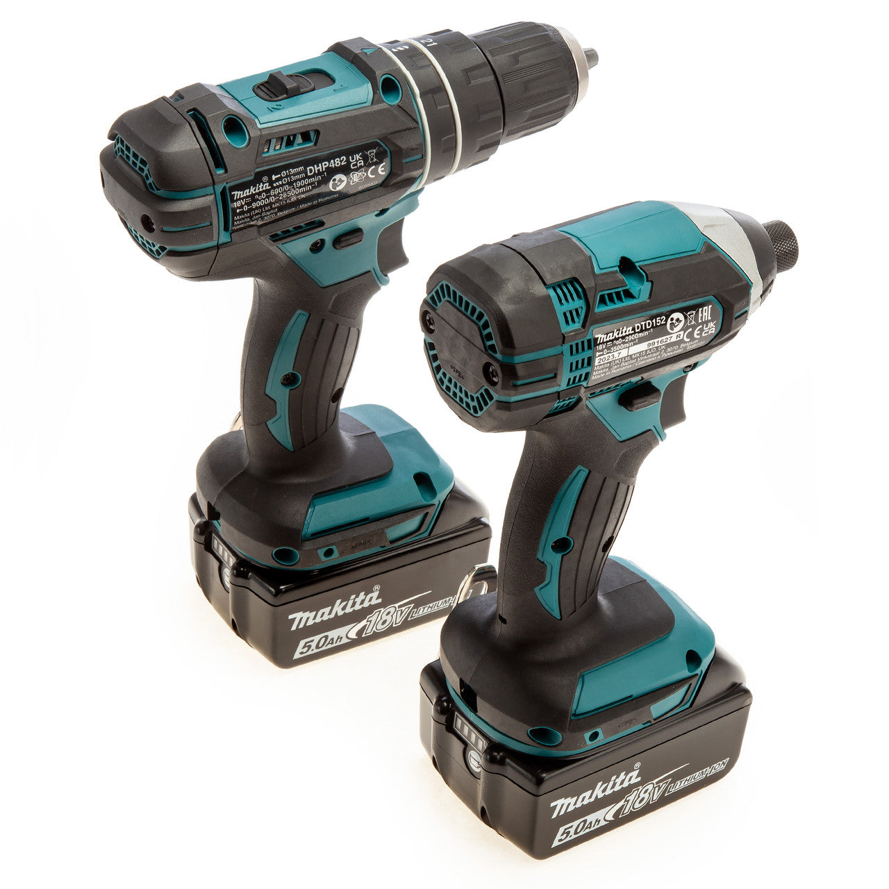 Makita 18V Combi Drill & Impact Driver Twin Pack 2 x 5.0Ah Batteries DLX2131TJ