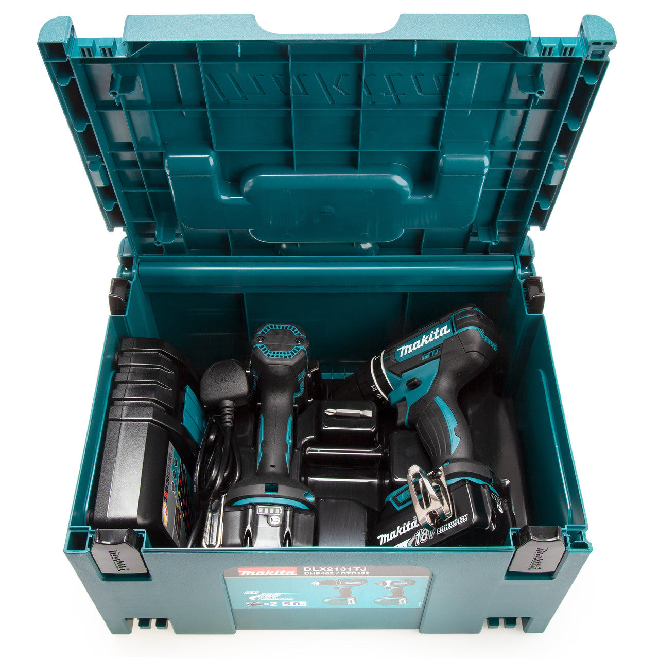 Makita 18V Combi Drill & Impact Driver Twin Pack 2 x 5.0Ah Batteries DLX2131TJ