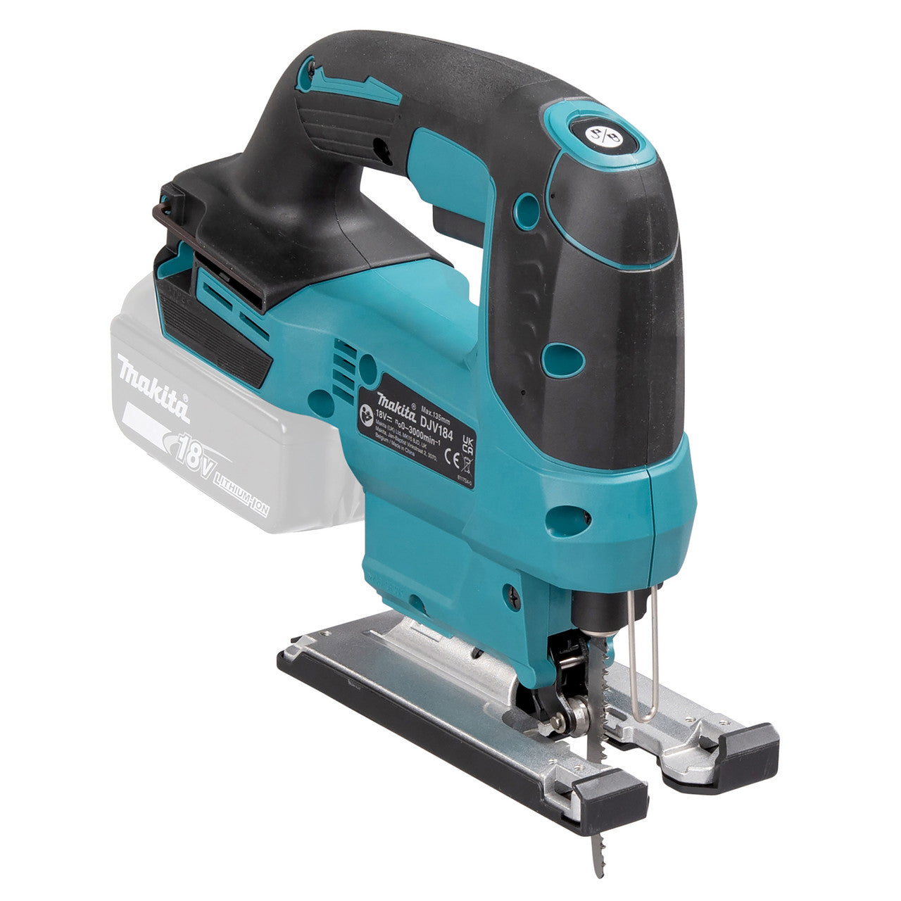 Makita 18V LXT Brushless Orbital Jigsaw Body Only Soft Start & Job Light DJV184Z
