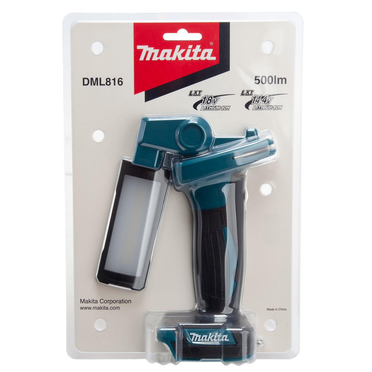 Makita LXT 18V Torch Body Only 18 LEDs Provides 500 Lumens Soft Grip DML816