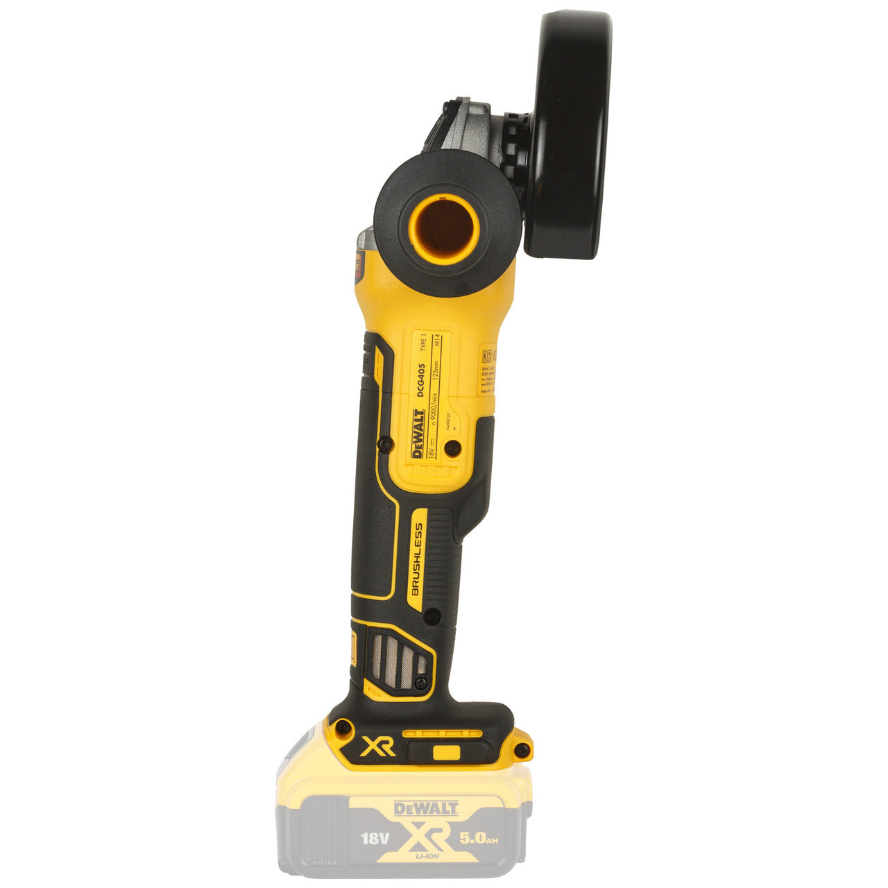 Dewalt DCG405N 18V XR 5 inch/125mm Brushless Angle Grinder (Body Only)