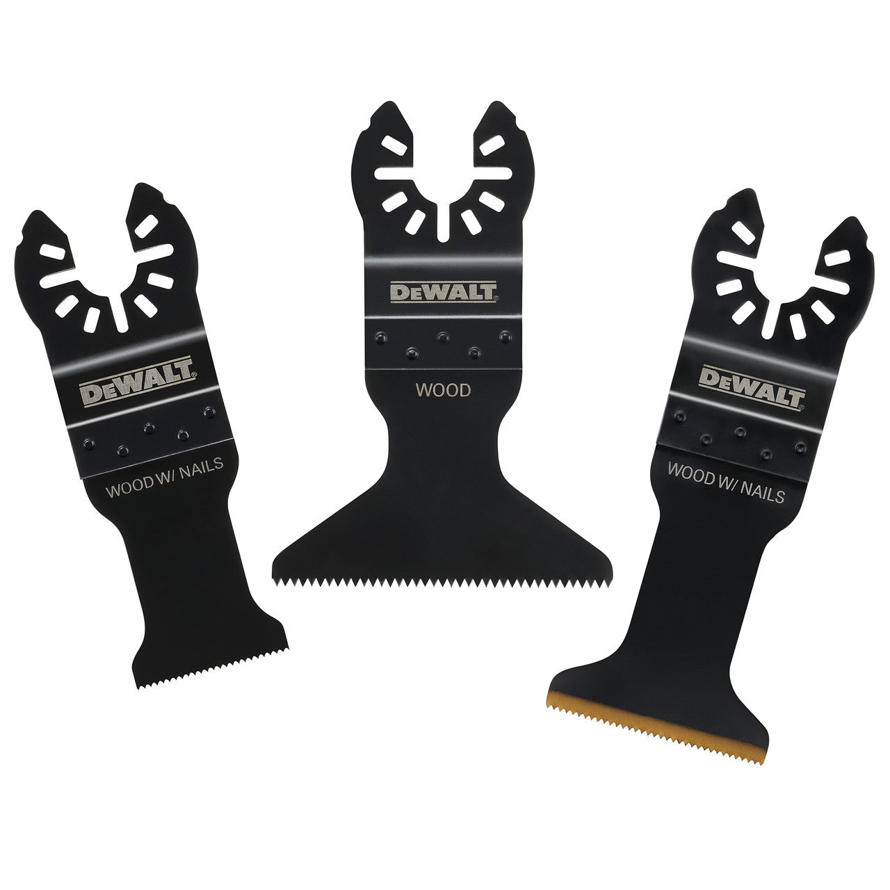 Dewalt Multi-Tool Accessory Set 3 Piece For Wood Nails And PVC DT20760