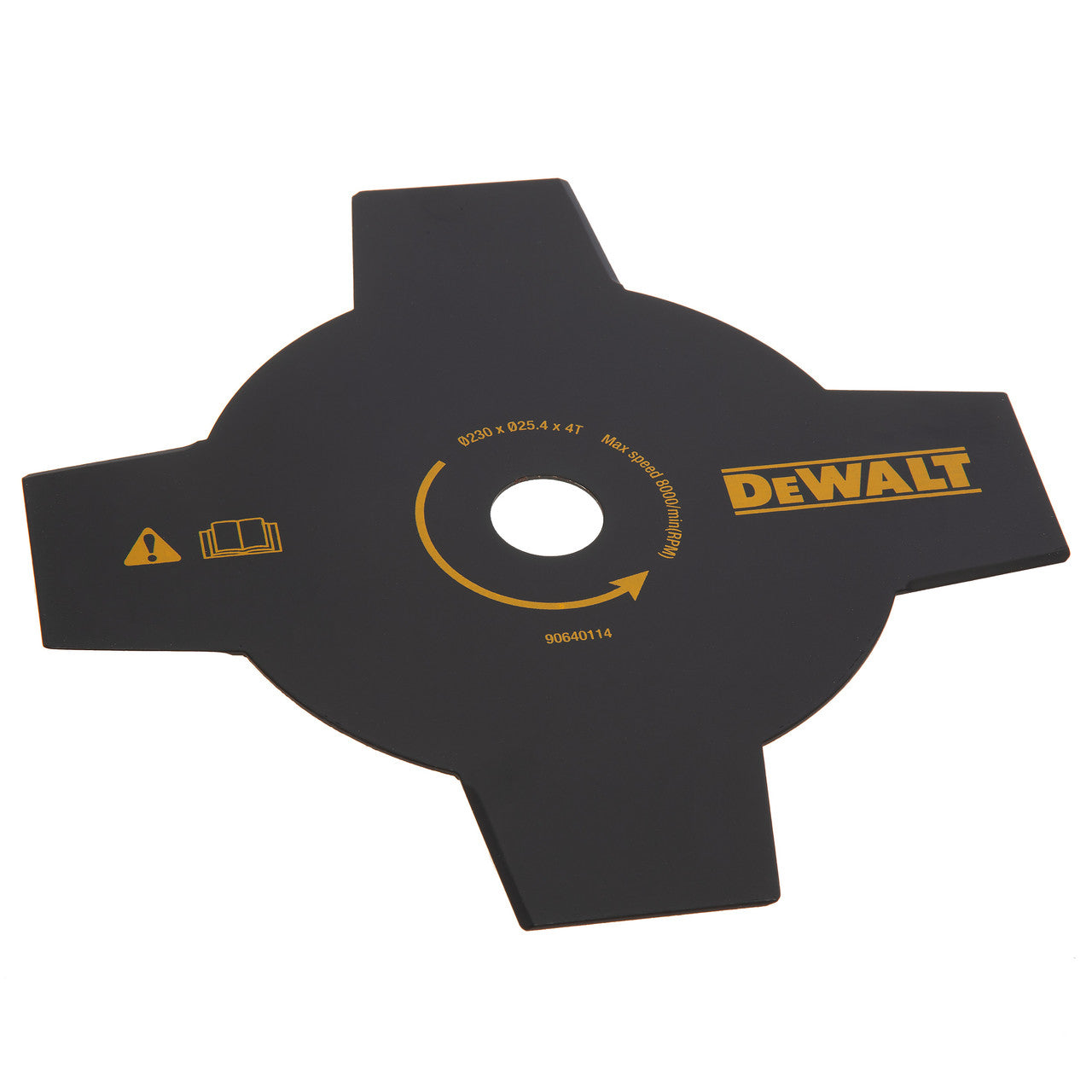 Dewalt 4 Tooth Brush Cutter Blade For Trimmer 230mm For DCM571 & DCM581 DT20655