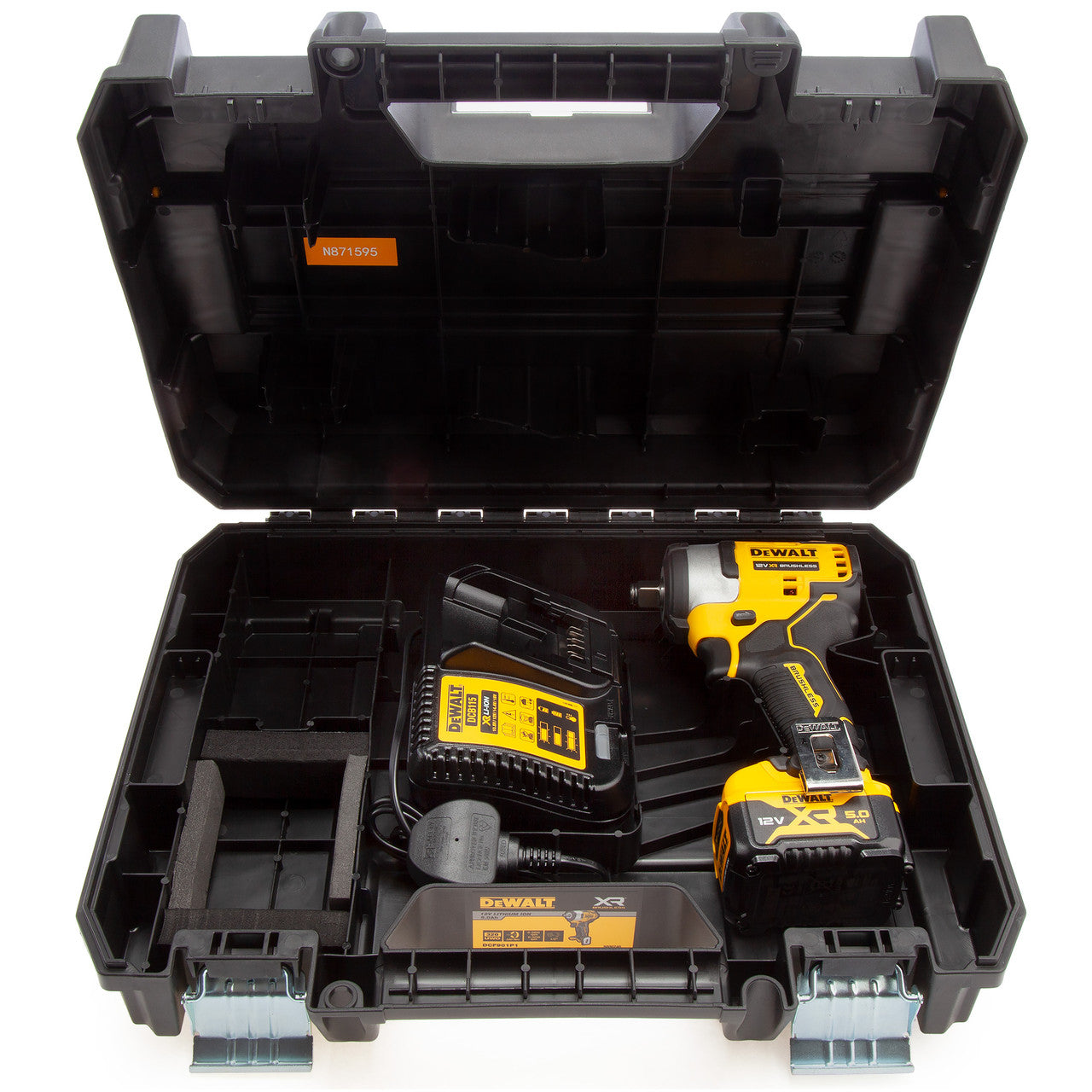 Dewalt DCF901P1 12V XR Brushless 1/2" Impact Wrench (1 x 5.0Ah Battery)
