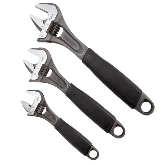 Bahco Ergo Central Nut Adjustable Wrench Set 3 Pack ADJUST 3-90