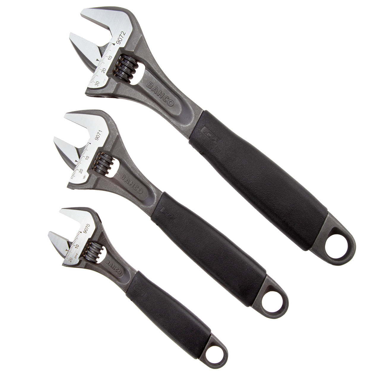 Bahco Ergo Central Nut Adjustable Wrench Set 3 Pack ADJUST 3-90