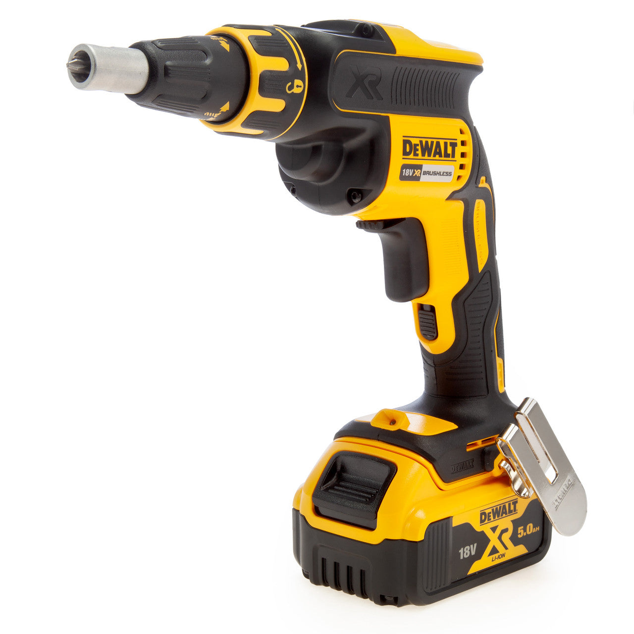 Dewalt 18V Brushless Collated Drywall Screwdriver 2 x 5.0Ah Batteries DCF620P2K