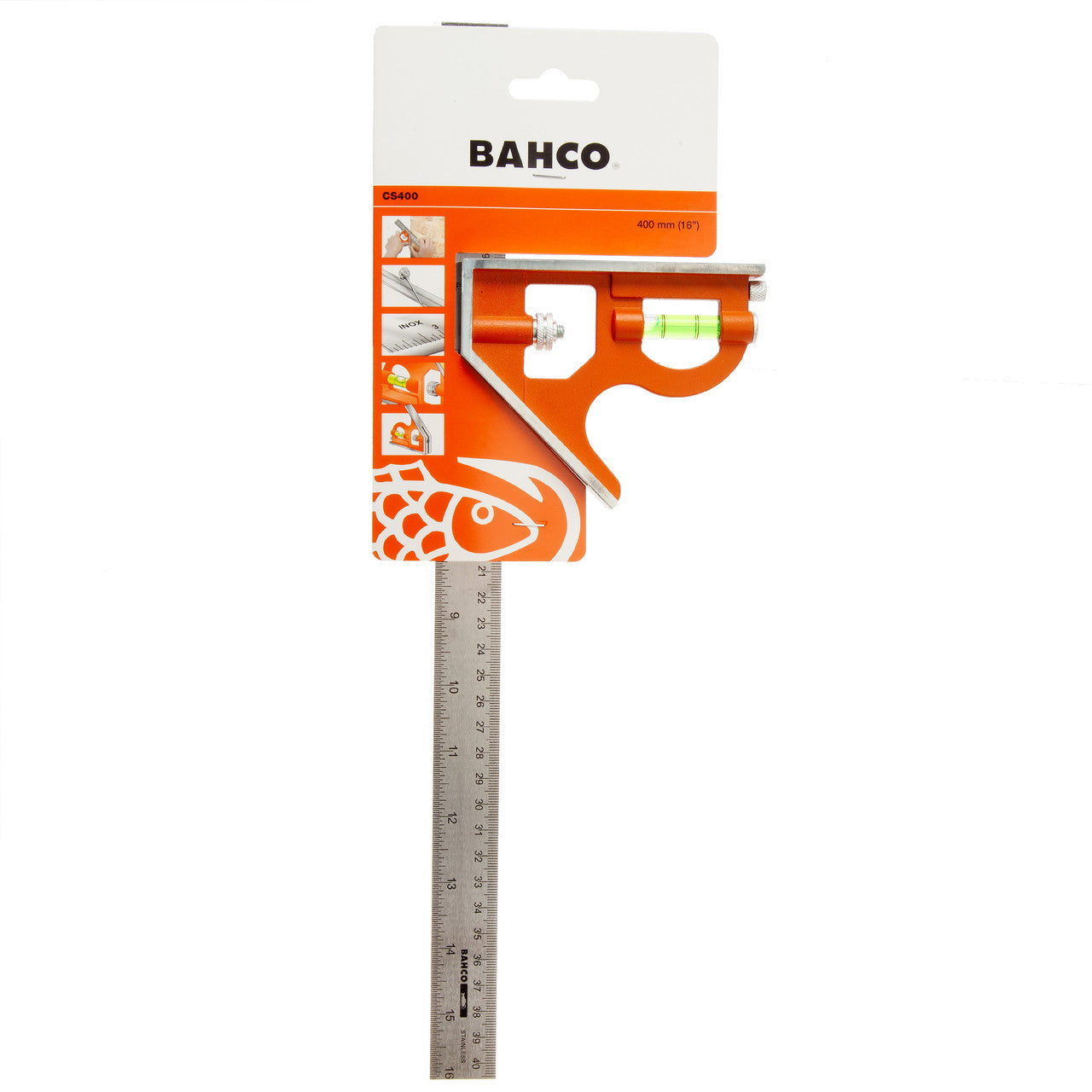 Bahco Combination Square 16in 400mm Metric & Imperial CS400