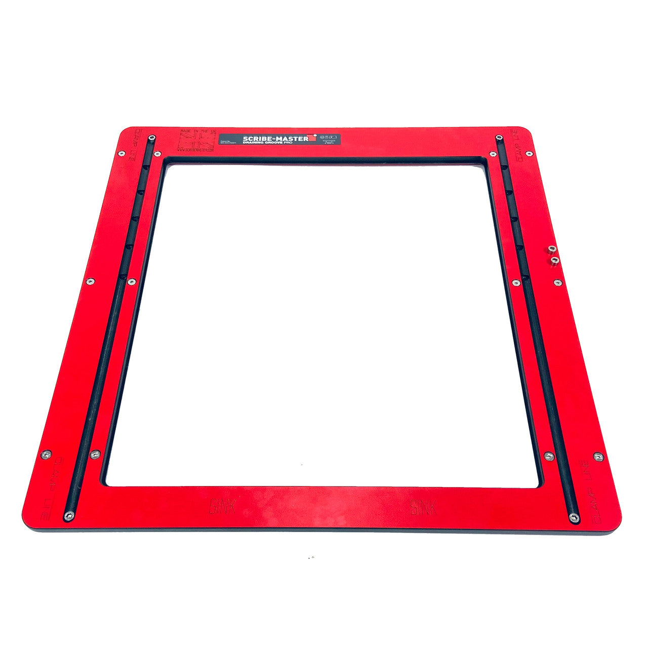 Scribe Master Draining Groove Jig + Straight Slot Straight Fan Template DGPRO