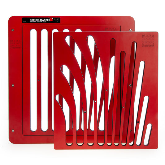 Scribe Master Draining Groove PLUS Jig + DGCFLF, DGSSSF Fan Templates DGPLUS