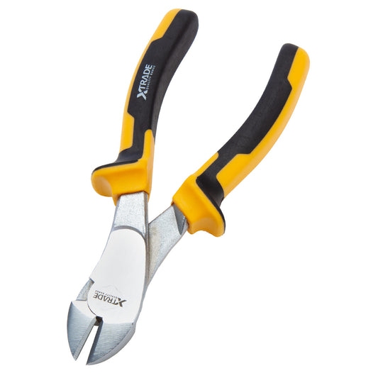 XTrade Diagonal Cutting Pliers 7" 180mm Wires Cables Plastics & Metals X0900191