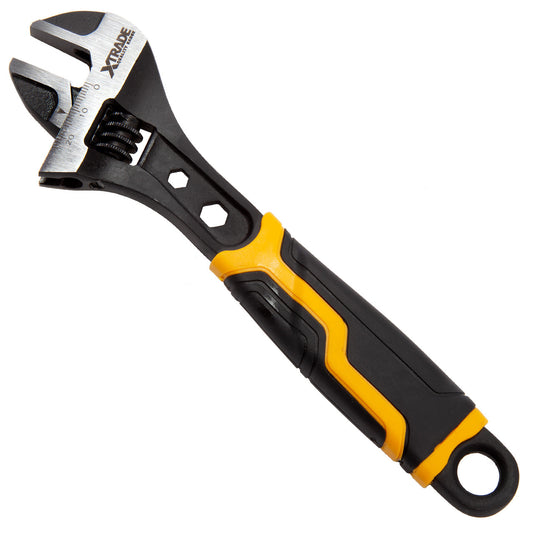 XTrade Adjustable Wrench 8" 210mm Jaw Depth 24mm Grip Handle X0900199