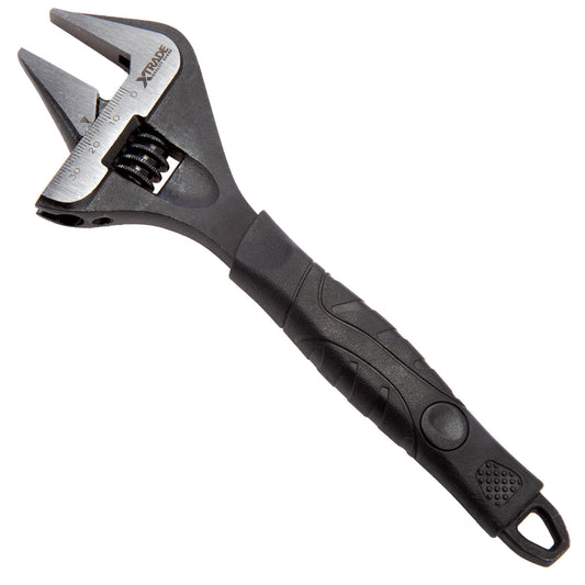 XTrade 8" 214mm 39mm Wide Jaw Adjustable Wrench Non Slip Grip Handle X0900202