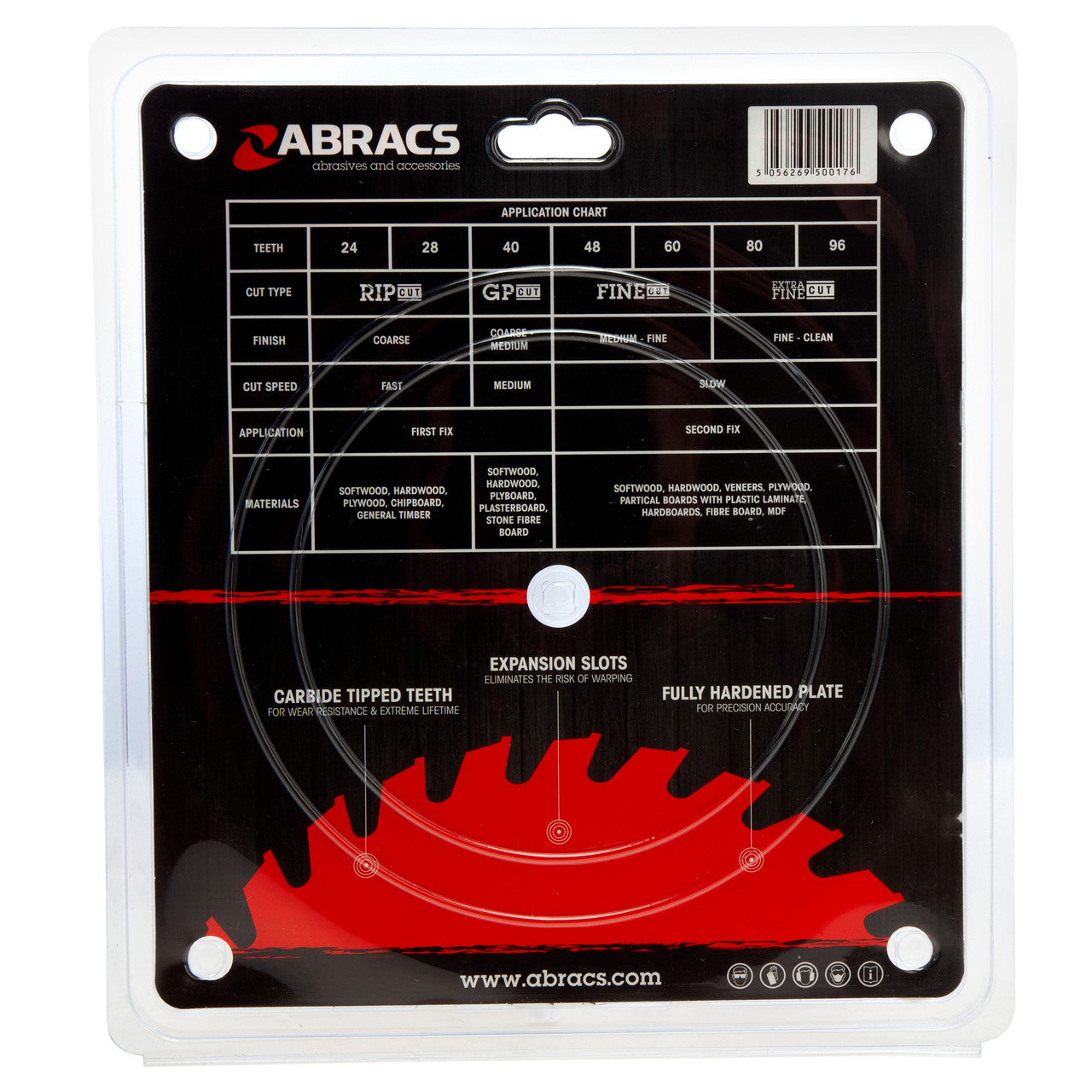 Abracs TCT Circular Saw Blade for Wood 235 x 30mm x 60T TCT23560