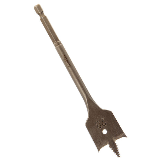 Bosch SelfCut Flat Drill Bit Hex Shank 28 x 152mm Wood & Plasterboard 2608587582